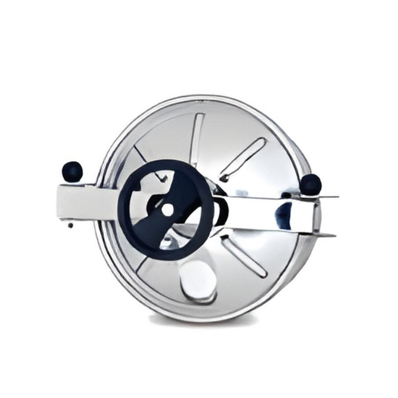 Marchisio Variable Capacity Tanks, Pneumatic Floater, Conical Bottom, Model SPACTR, Welded Legs, Stainless Steel (AISI 304), Cooling Jacket, Round Manway Model SPACTR1000TRINSI-MAN (1,000liter), Ø 1,000 mm