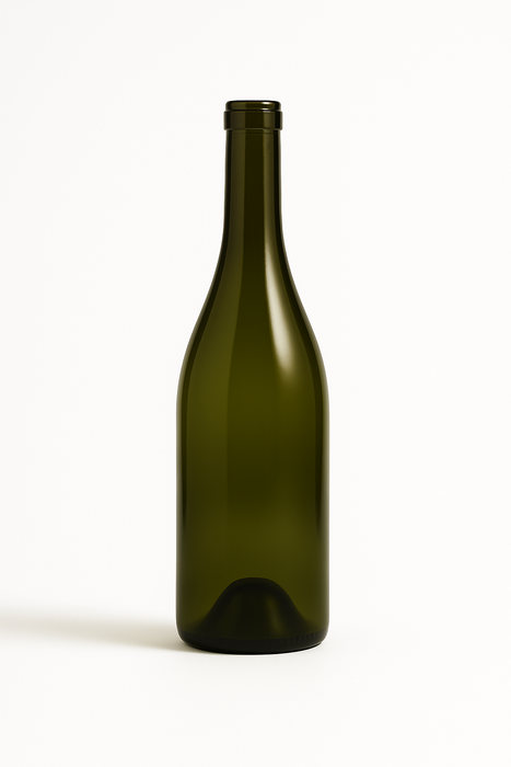 Bordeaux Wine Bottle - 750ml Antique Green with Cork (Pallet of 90 Cases)