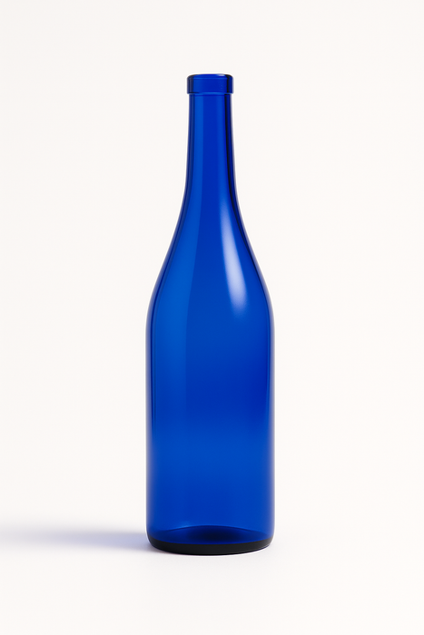 Hock Wine Bottle - 750ml Cobalt Cork (Pallet of 105 Cases) W82