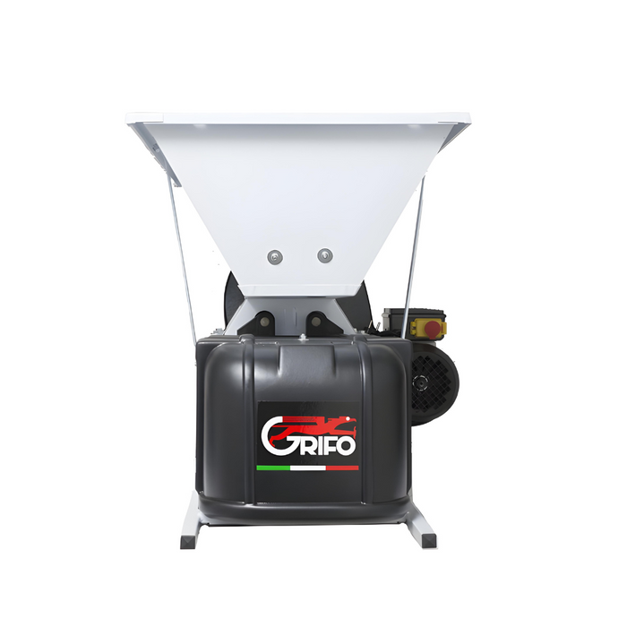 Grifo Motorized Grape Crusher / Grape Destemmer With Painted Steel Hopper And Painted Steel Body