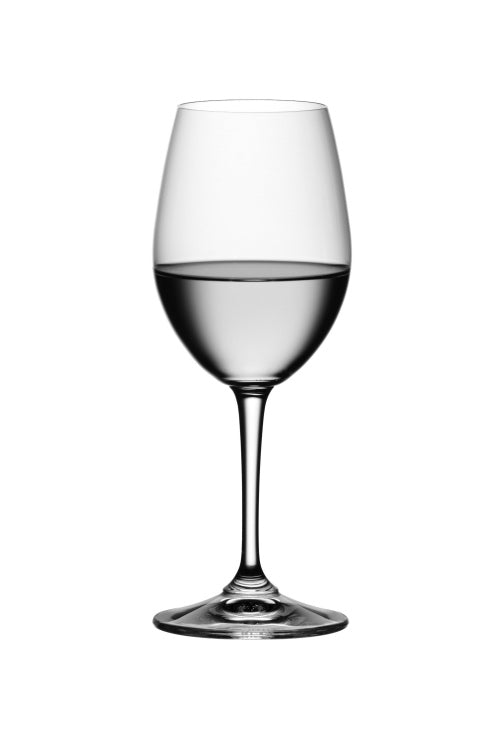Riedel Degustazione 12oz white wine glass with stemmed bowl designed for enhancing white wine aromas and flavor.