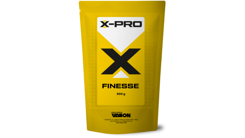 X-PRO® Finesse 0.5KG yellow pouch of inactivated yeast for enhancing sparkling wine aroma and foam quality