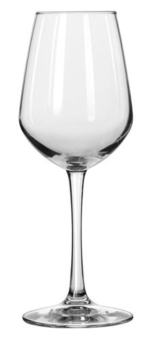 Libbey 7516 12.5oz Vina Diamond tall stemmed wine tasting glass with diamond-shaped bowl