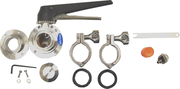 Flange Accessory Kit AK2 - Combo 6-Bolt Flange Accessory Kit 2 in. (Includes VF2, BV4 and S ...