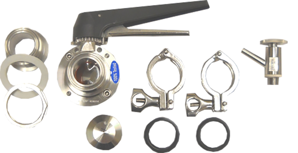 AK3T-Combo Bulkhead Accessory Kit 1.5 in. (Includes BH3, BV3 and SV1T)