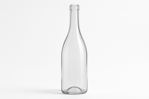 750ml Burgundy Hock bottle - professional product photo