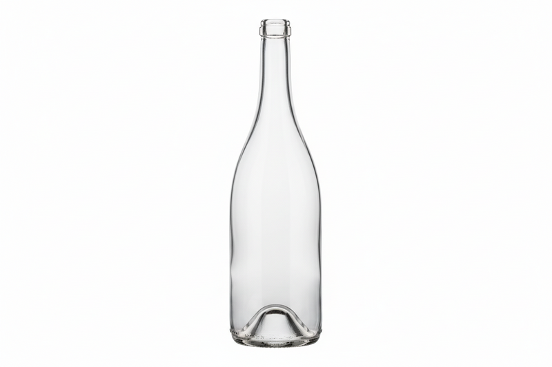 750ml Burgundy Wine Bottle, 5540X, Flint, Screwcap (case of 12)