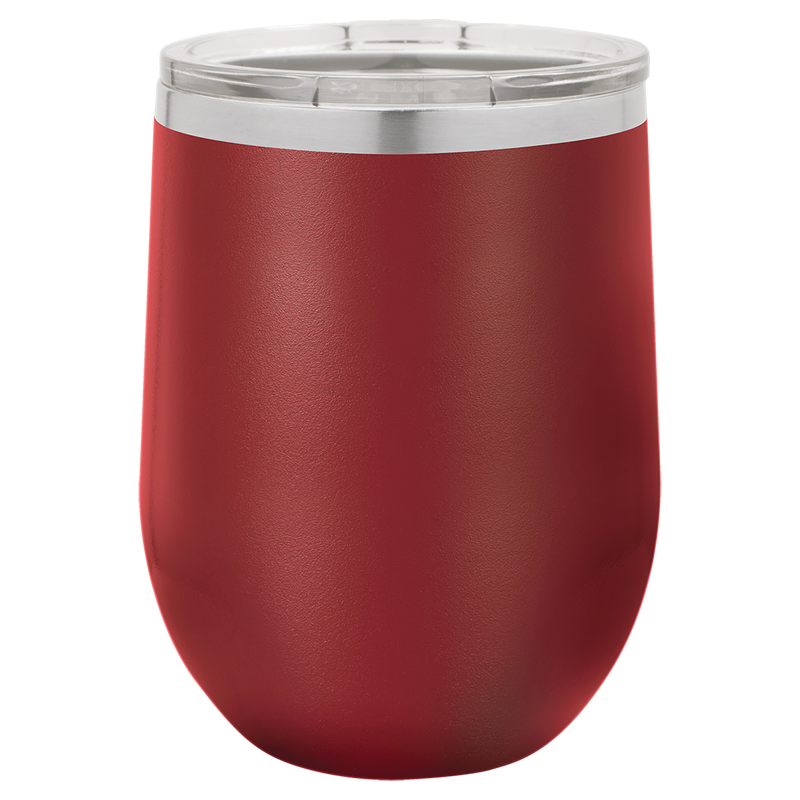 12oz Stemless Wine Tumbler - Maroon