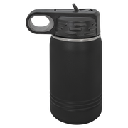 12oz Water Bottle - Black