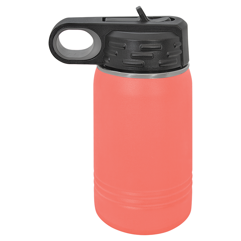 12oz Water Bottle - Coral