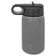 12oz Water Bottle - Gray