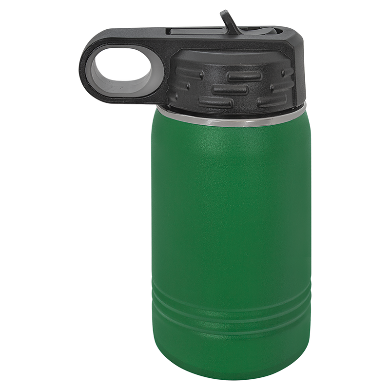 12oz Water Bottle - Green