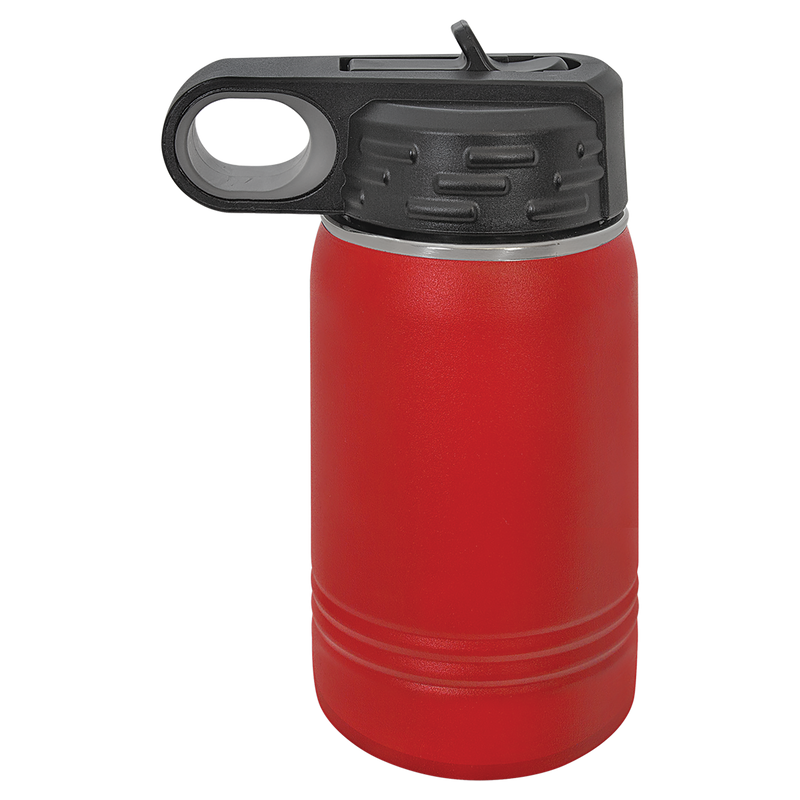 12oz Water Bottle - Red