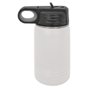 12oz Water Bottle - White