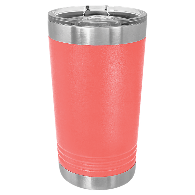16oz Pint Tumbler - Coral