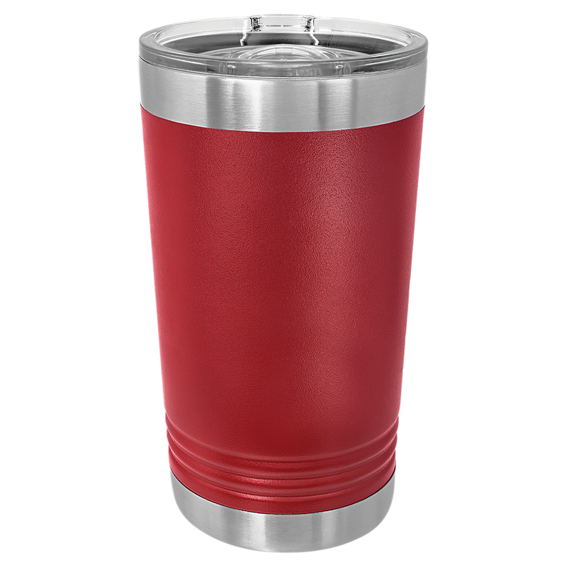 16oz Pint Tumbler - Maroon