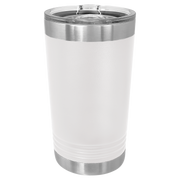 16oz Pint Tumbler - White