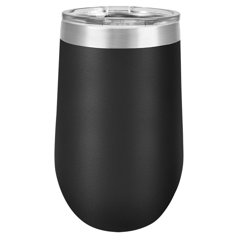 16oz Stemless Wine Tumbler - Black