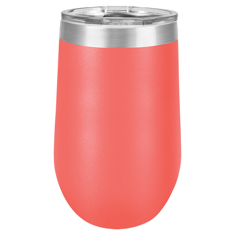 16oz Stemless Wine Tumbler - Coral