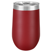 16oz Stemless Wine Tumbler - Maroon