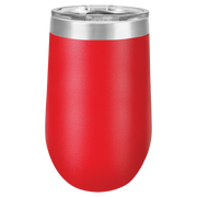 16oz Stemless Wine Tumbler - Red