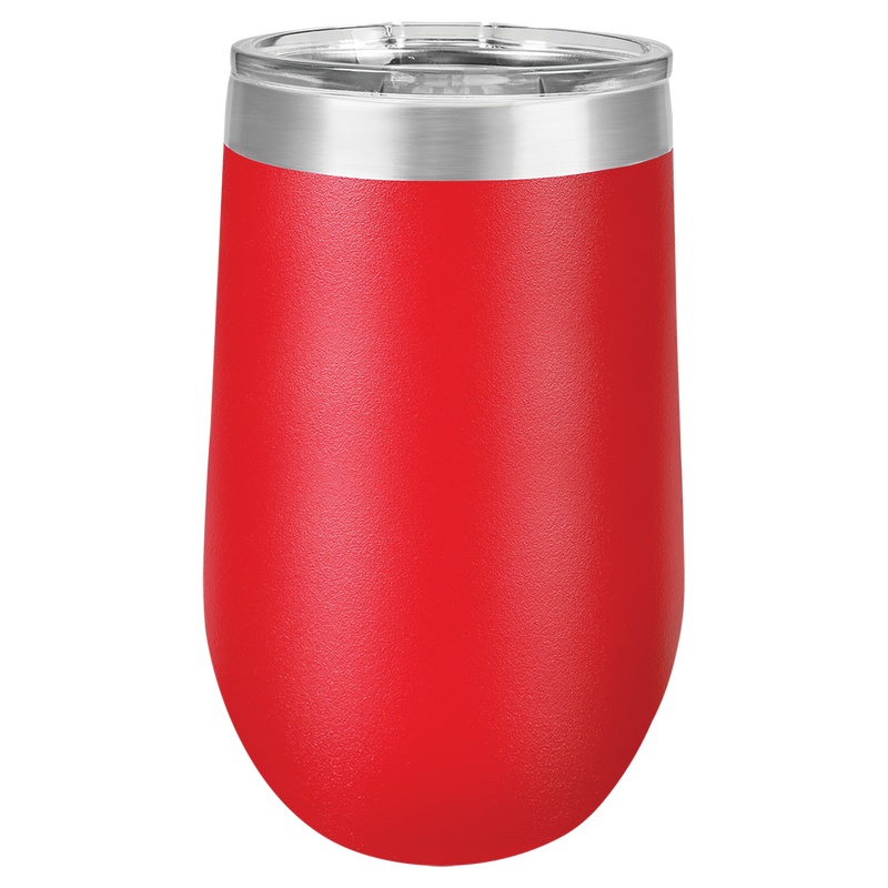 16oz Stemless Wine Tumbler - Red