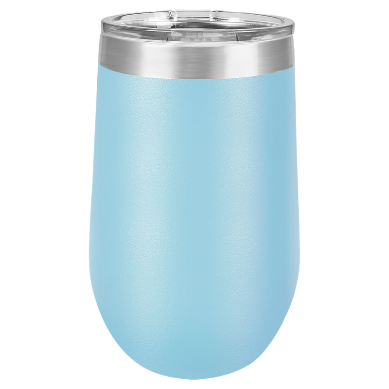 16oz Stemless Wine Tumbler - Sky Blue