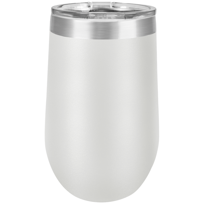 16oz Stemless Wine Tumbler - White