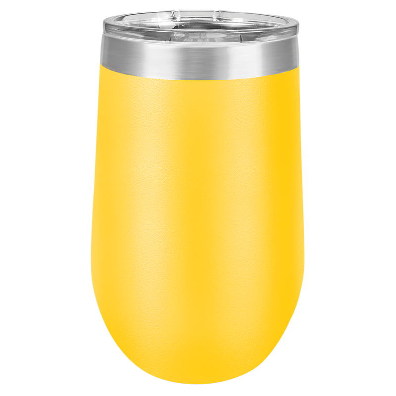 16oz Stemless Wine Tumbler - Yellow