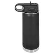 20oz Water Bottle - Black