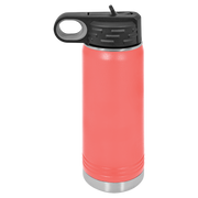 20oz Water Bottle - Coral