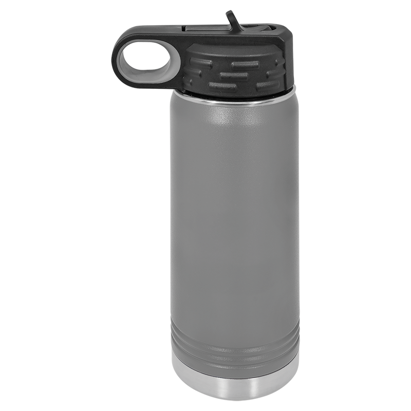 20oz Water Bottle - Gray