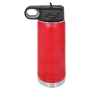 20oz Water Bottle - Red