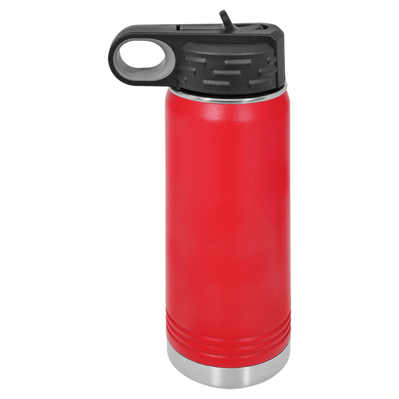 20oz Water Bottle - Red