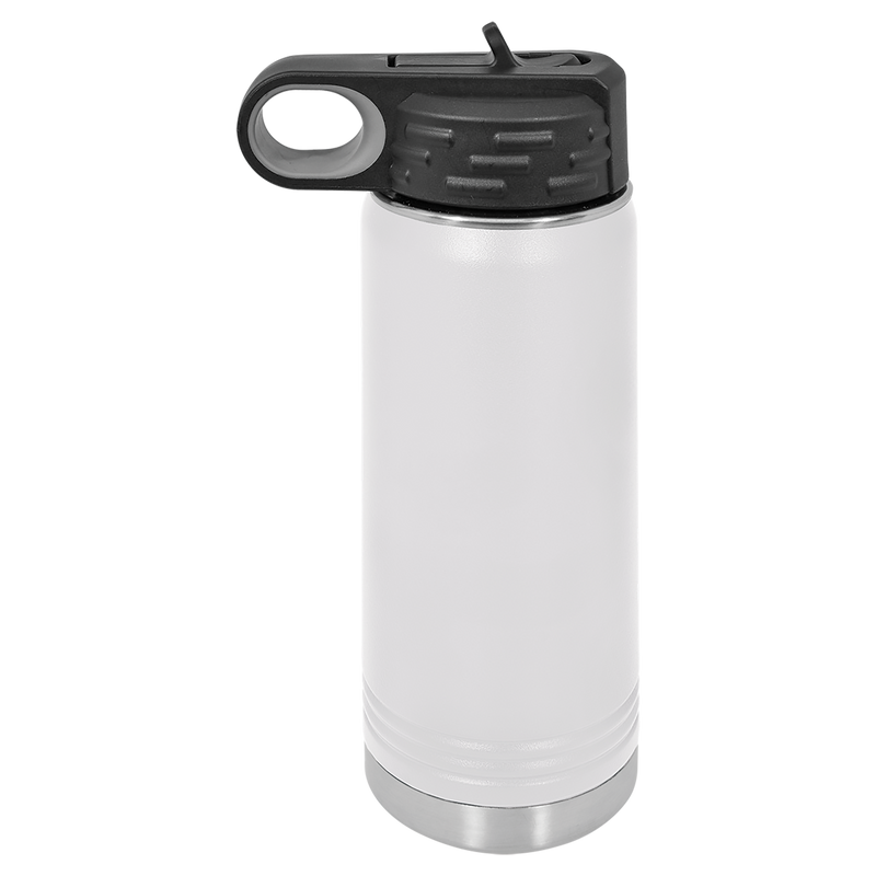 20oz Water Bottle - White