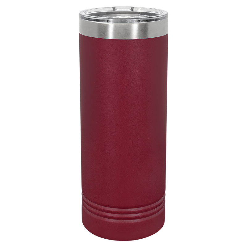 22oz Skinny Tumbler - Maroon