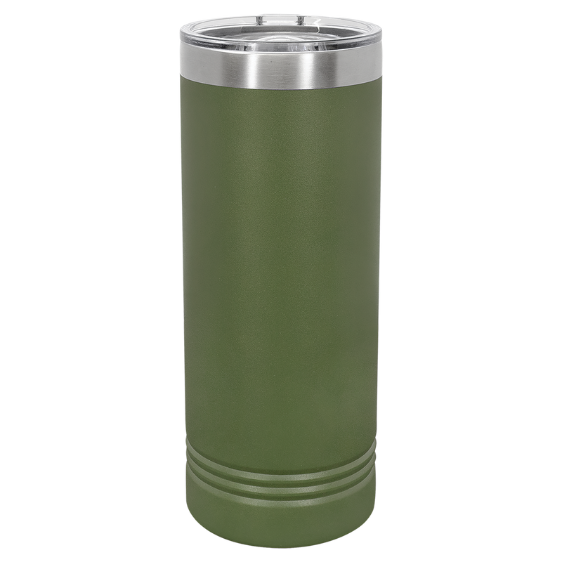 22oz Skinny Tumbler - Olive