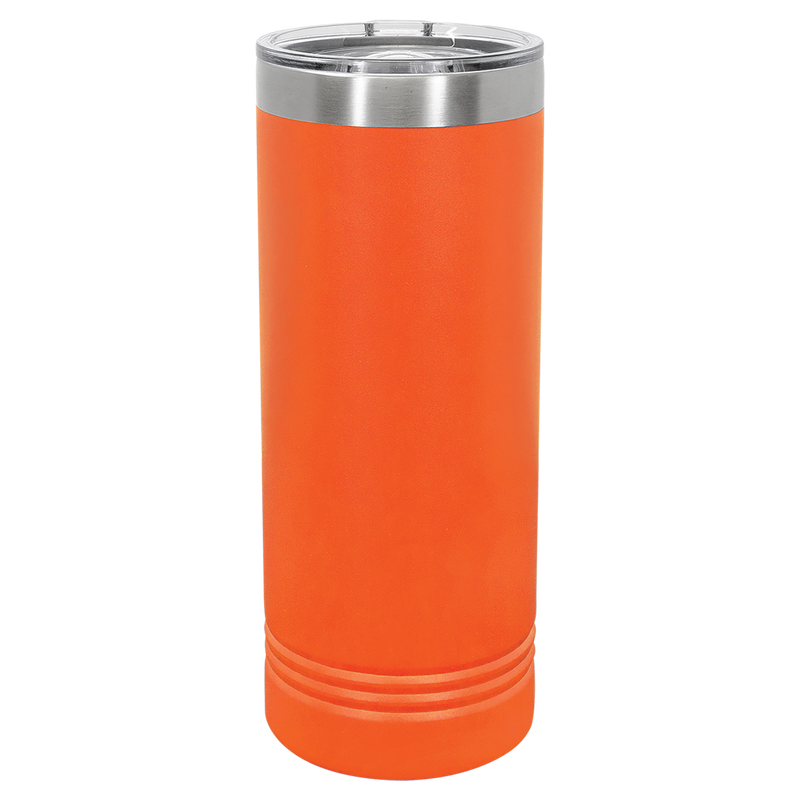 22oz Skinny Tumbler - Orange