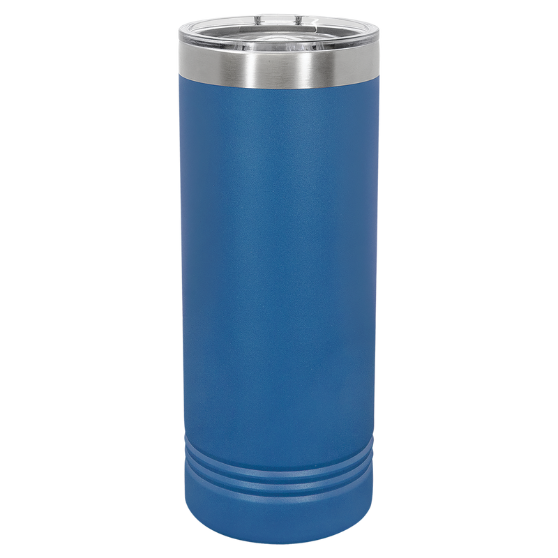 22oz Skinny Tumbler - Royal Blue