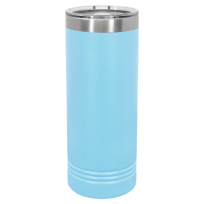 22oz Skinny Tumbler - Sky Blue