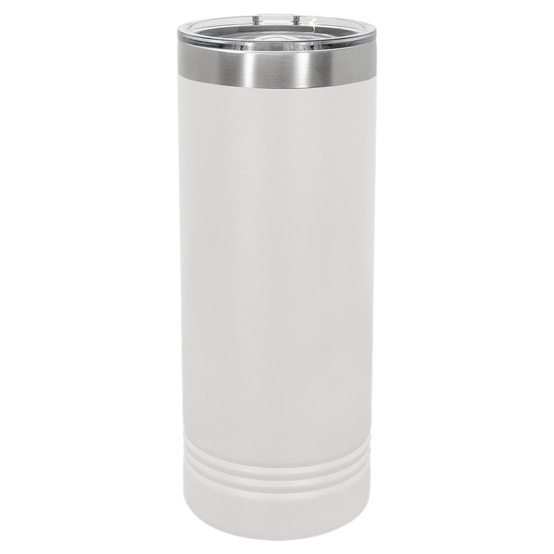 22oz Skinny Tumbler - White