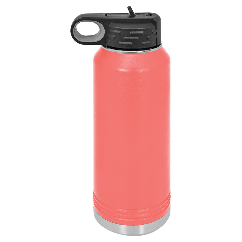 32oz Water Bottle - Coral