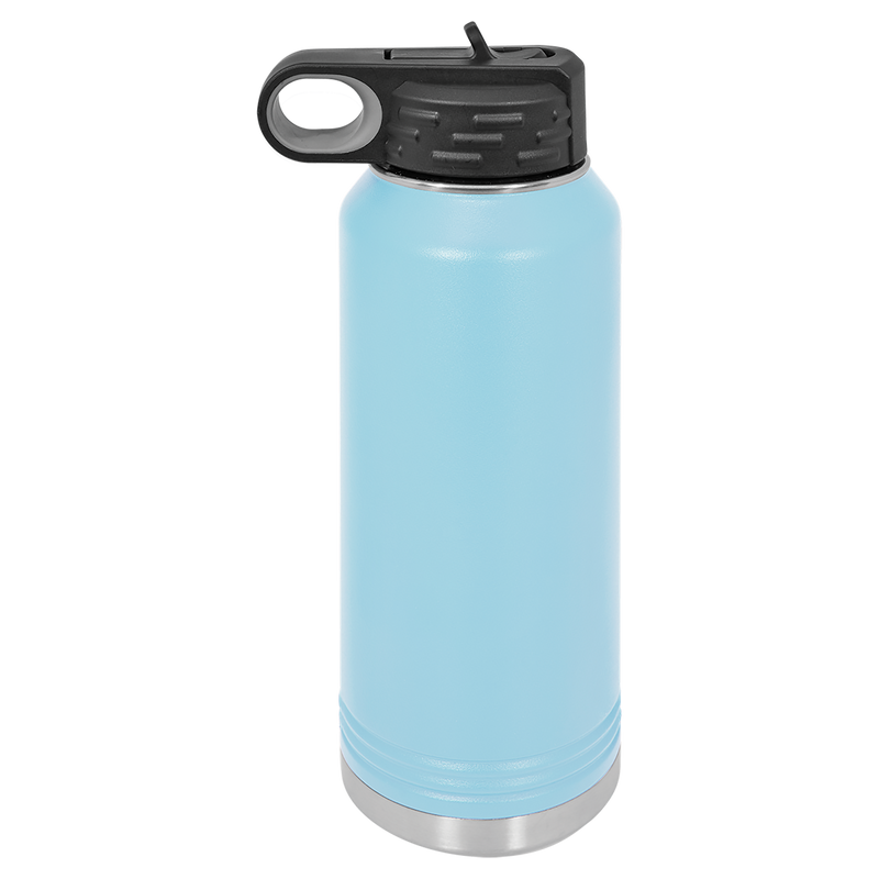 32oz Water Bottle - Sky Blue