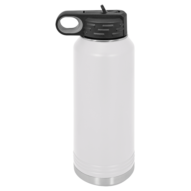 32oz Water Bottle - White