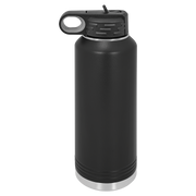 40oz Water Bottle - Black