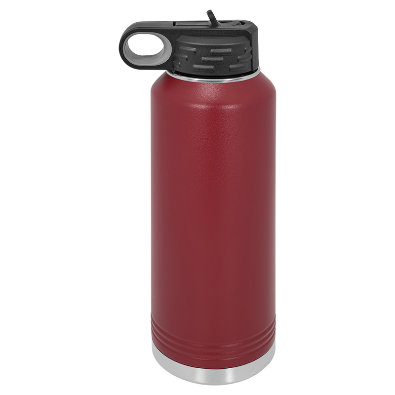 40oz Water Bottle - Maroon
