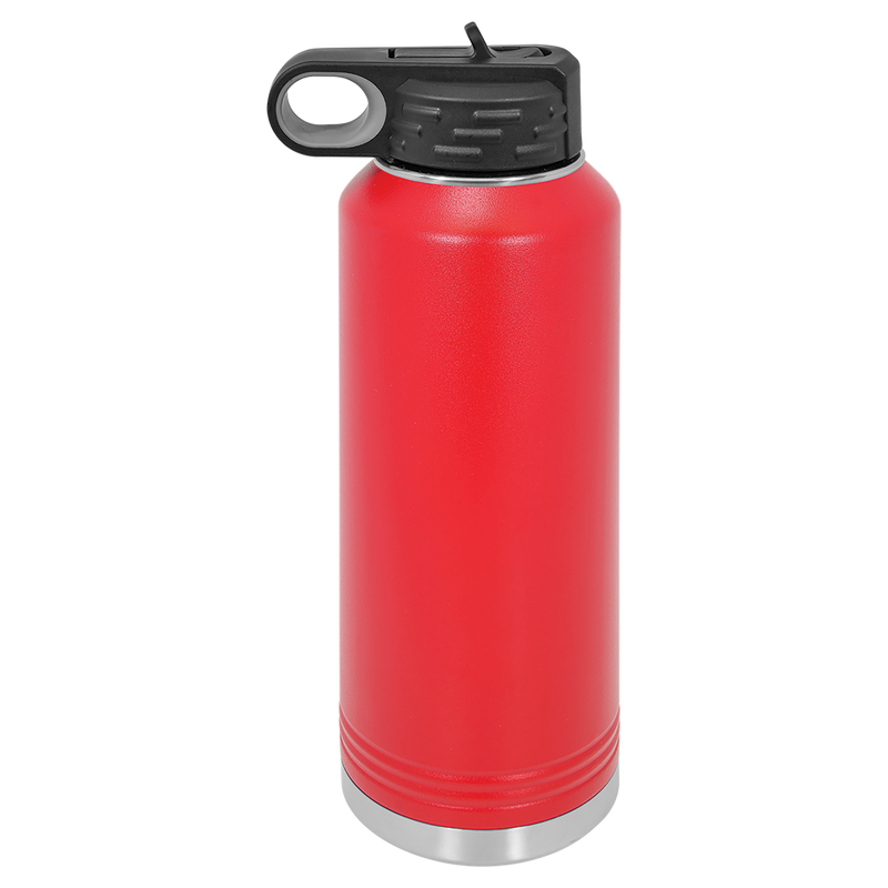 40oz Water Bottle - Red