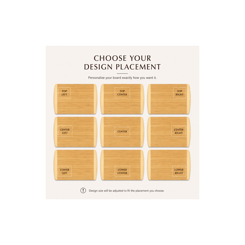 Small Two-Toned Bamboo Cutting Board