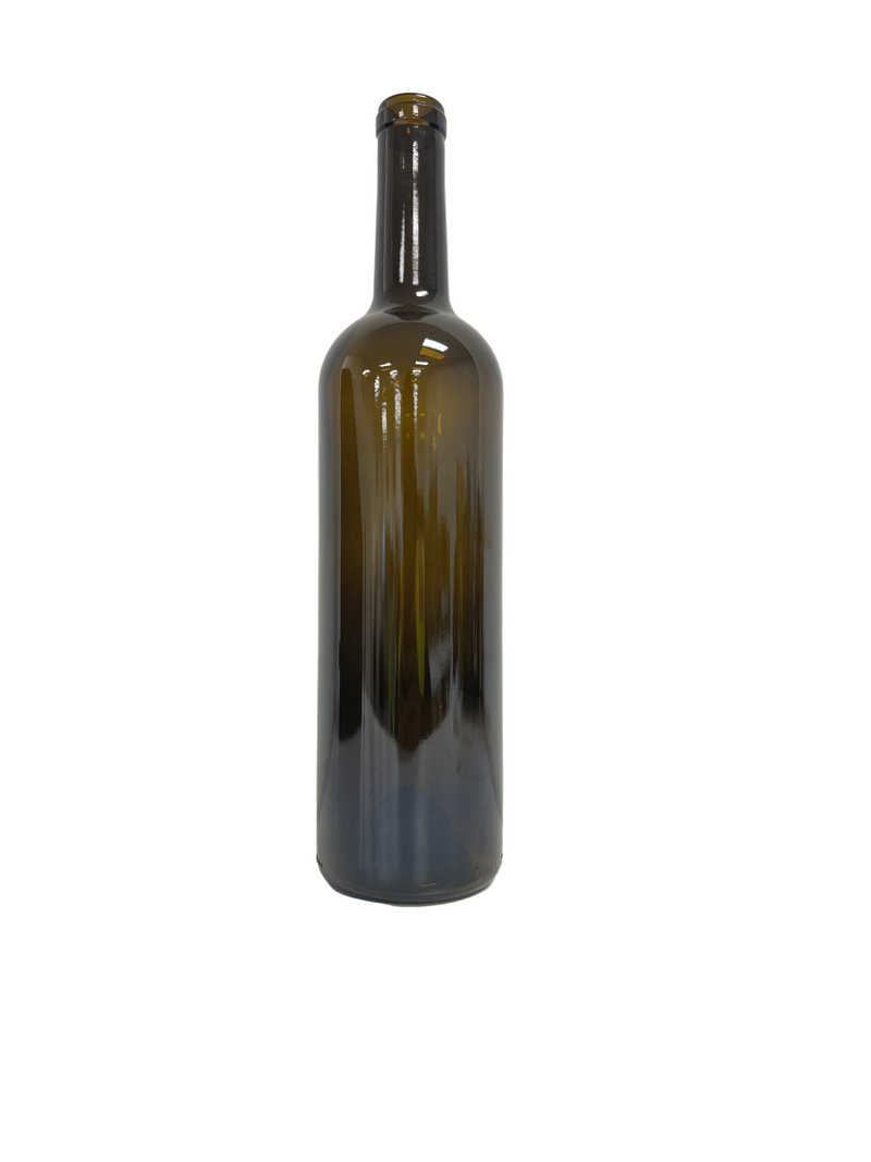 750ml Hock Wine Bottle, W13, Champagne Green, Cork (case of 12)