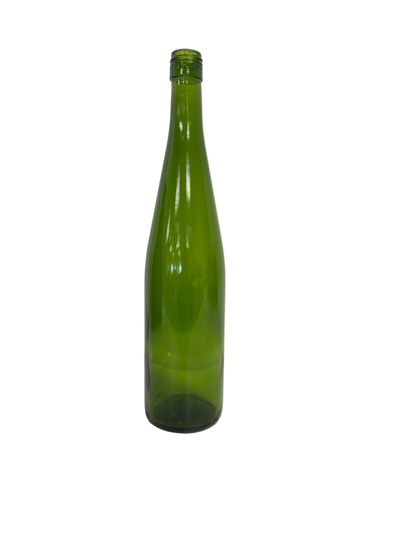 750ml Hock Wine Bottle, W13, Champagne Green, Screwcap (Case of 12)